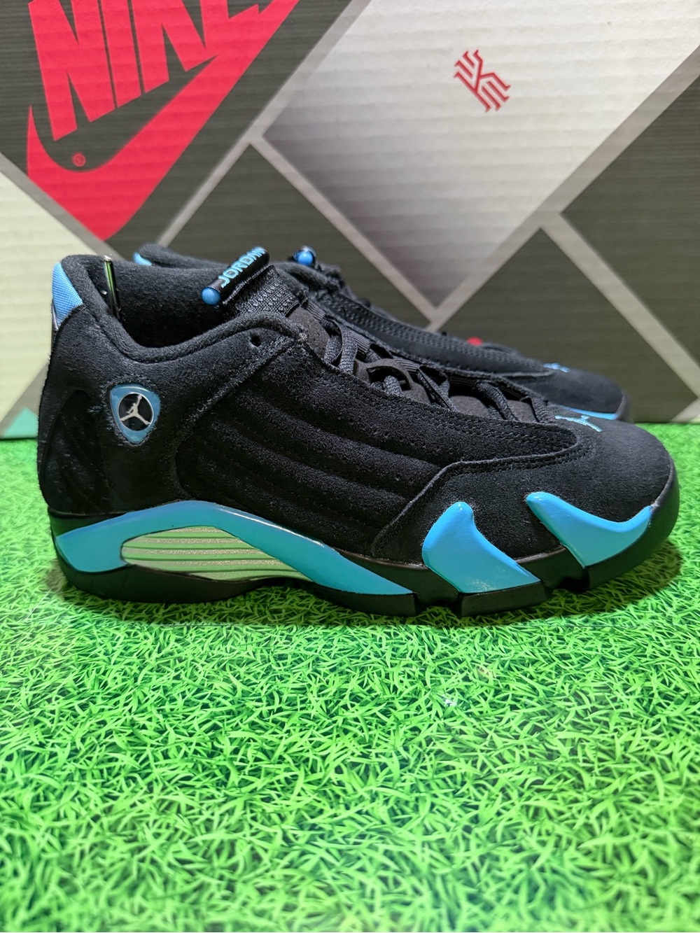 Nike Air Jordan Retro 14 (GS) University Blue Black 2026 487524-007 Size 4Y NWOB